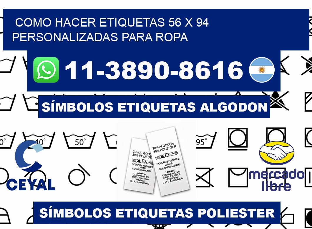 como hacer etiquetas 56 x 94 personalizadas para ropa