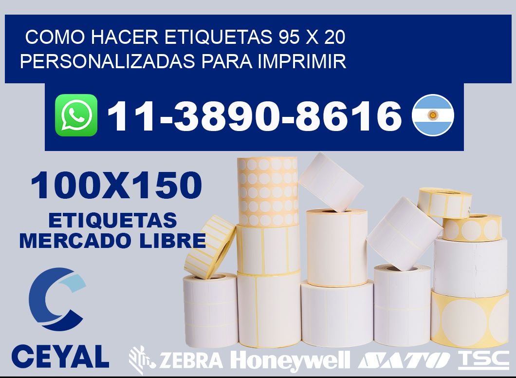 como hacer etiquetas 95 x 20 personalizadas para imprimir
