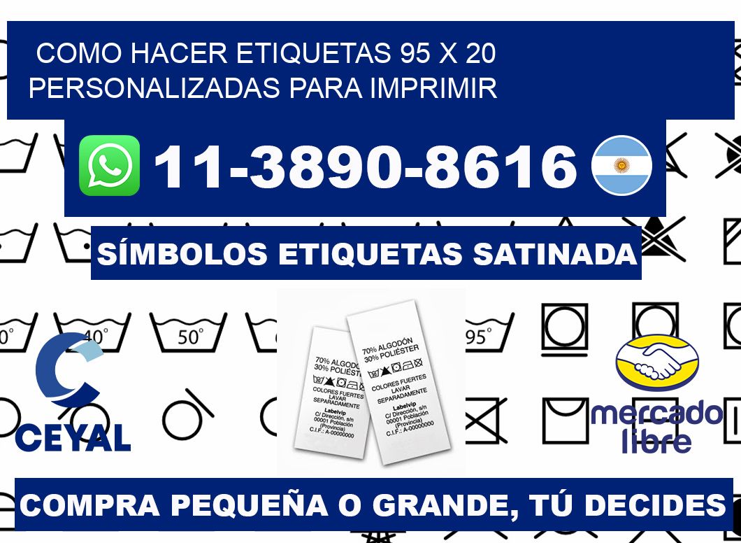 como hacer etiquetas 95 x 20 personalizadas para imprimir