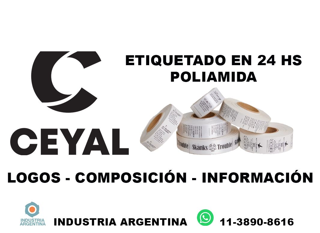 como puedo hacer etiquetas para talles 40 x 50?