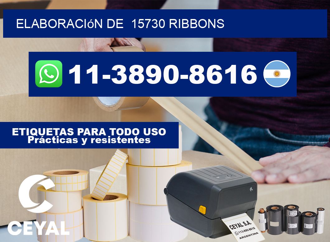 elaboración de 15730 ribbons