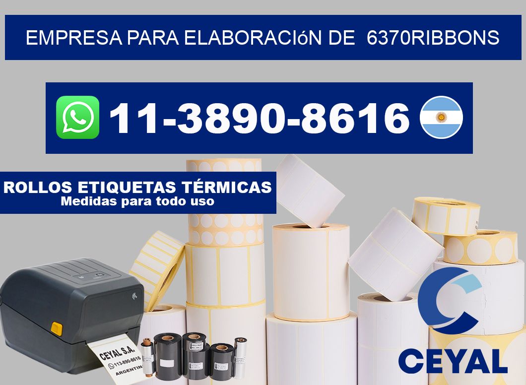 empresa para elaboración de  6370ribbons