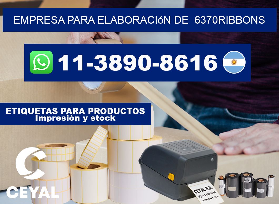 empresa para elaboración de 6370ribbons