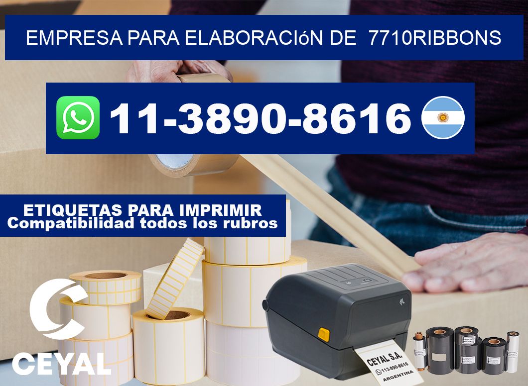 empresa para elaboración de 7710ribbons