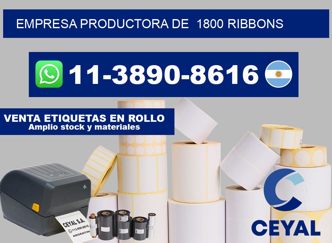 empresa productora de  1800 ribbons
