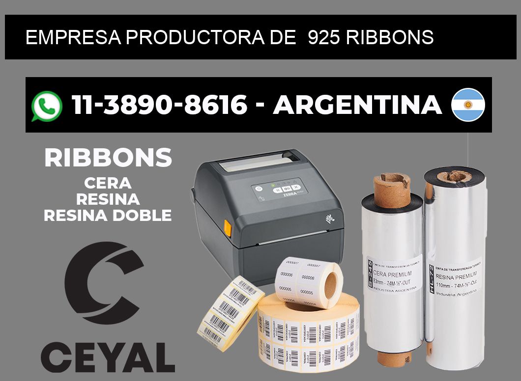 empresa productora de  925 ribbons