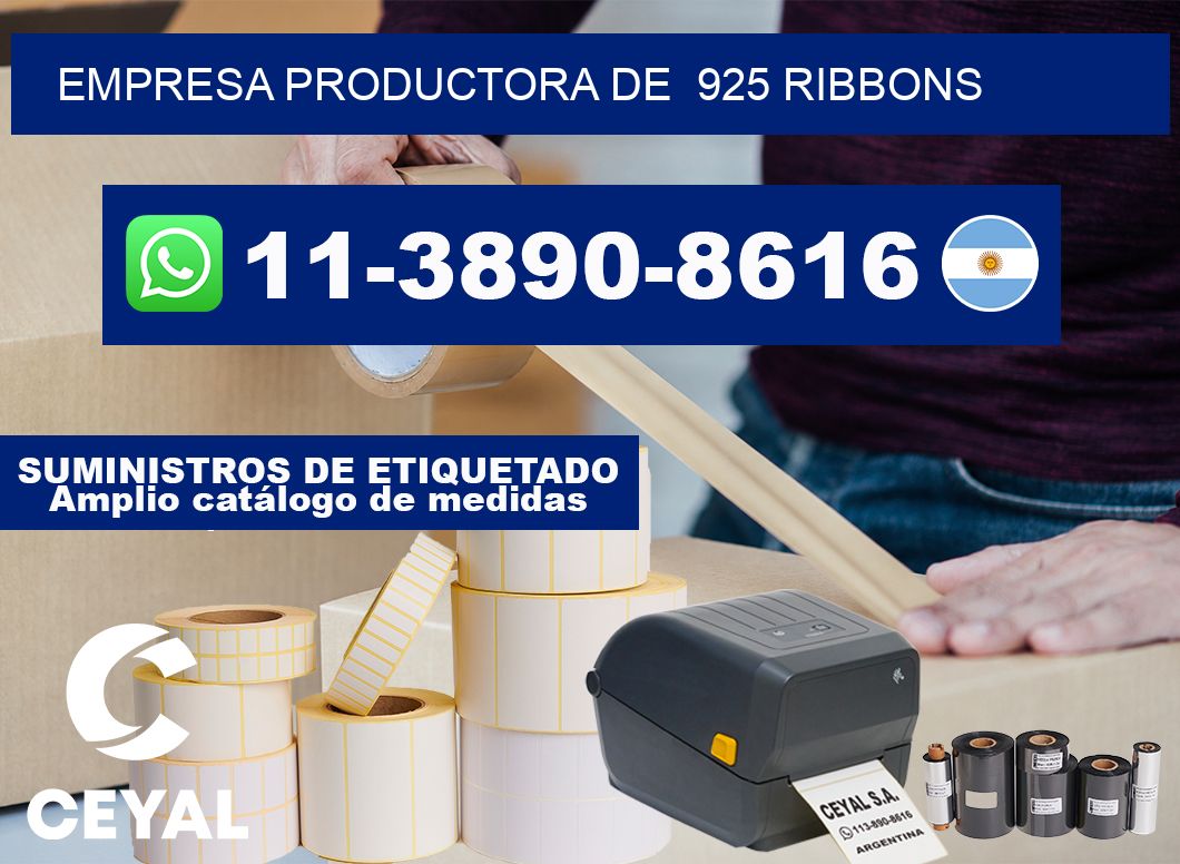 empresa productora de  925 ribbons