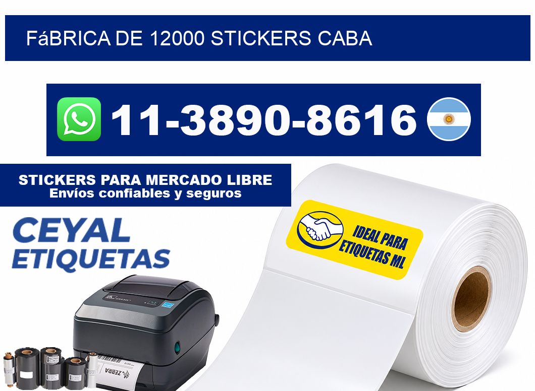 fábrica de 12000 stickers CABA