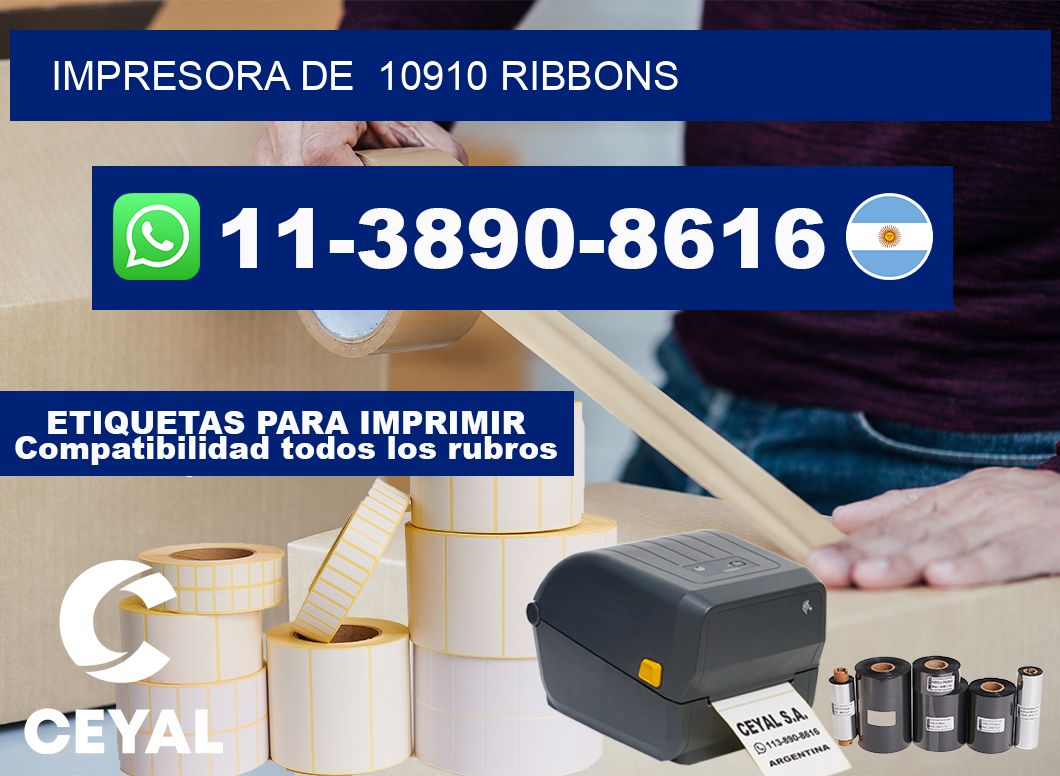 impresora de  10910 ribbons