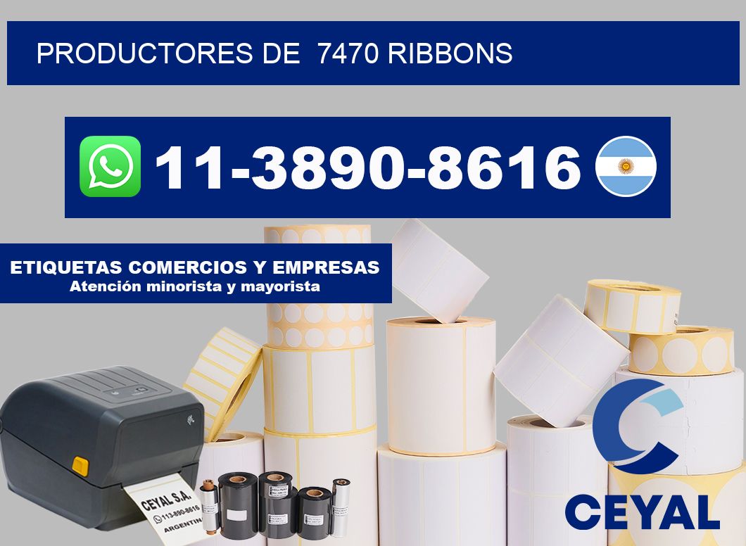 productores de  7470 ribbons