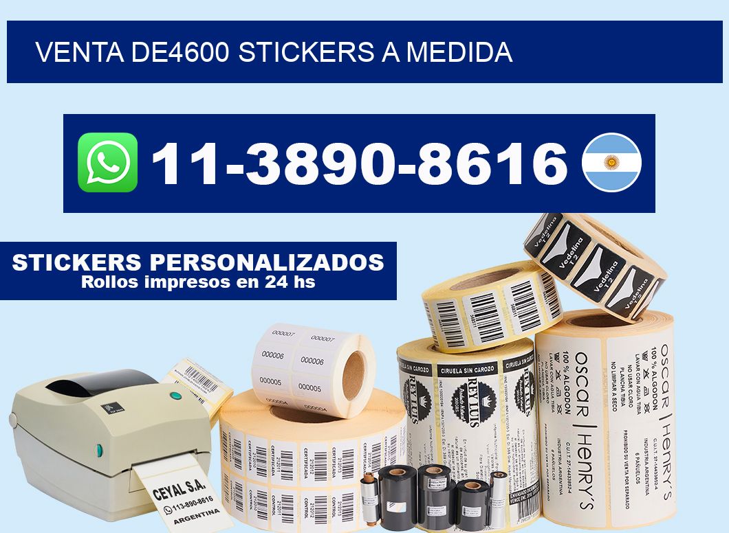 venta de4600 stickers a medida
