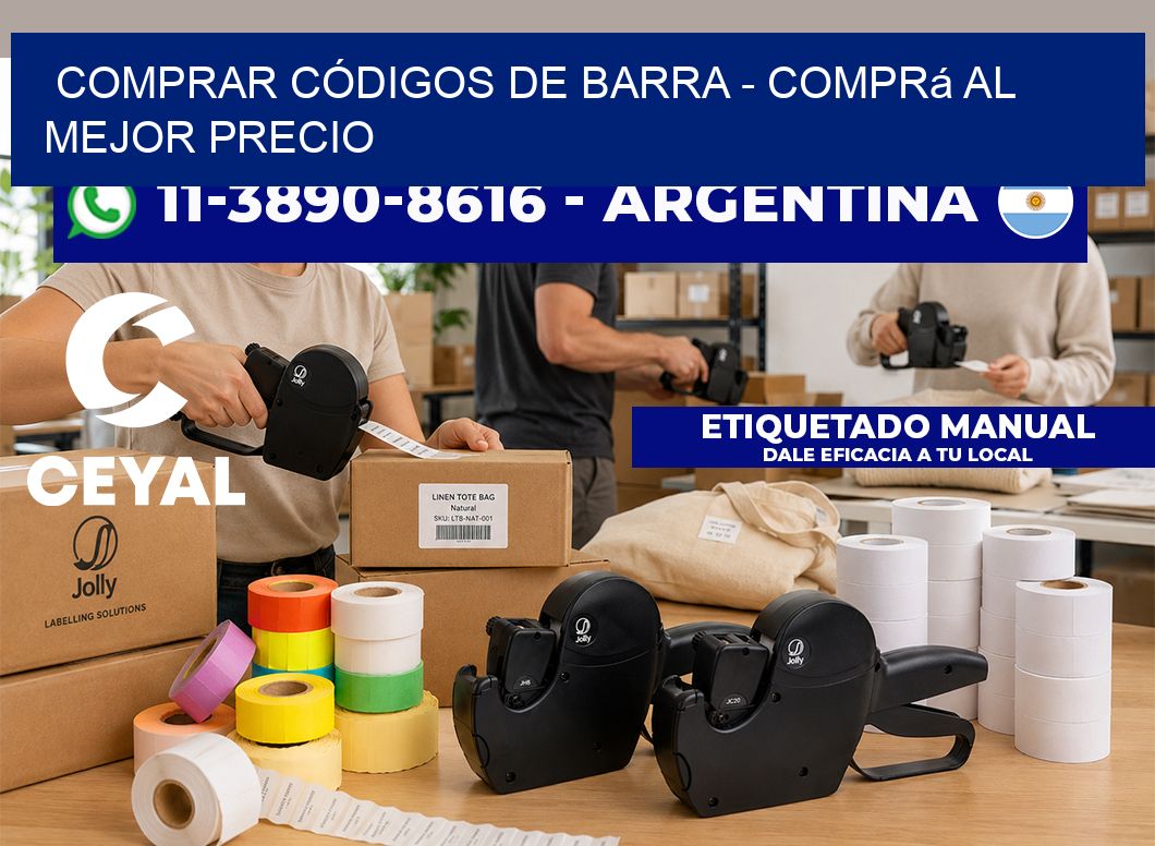 COMPRAR CÓDIGOS DE BARRA - Comprá al mejor precio