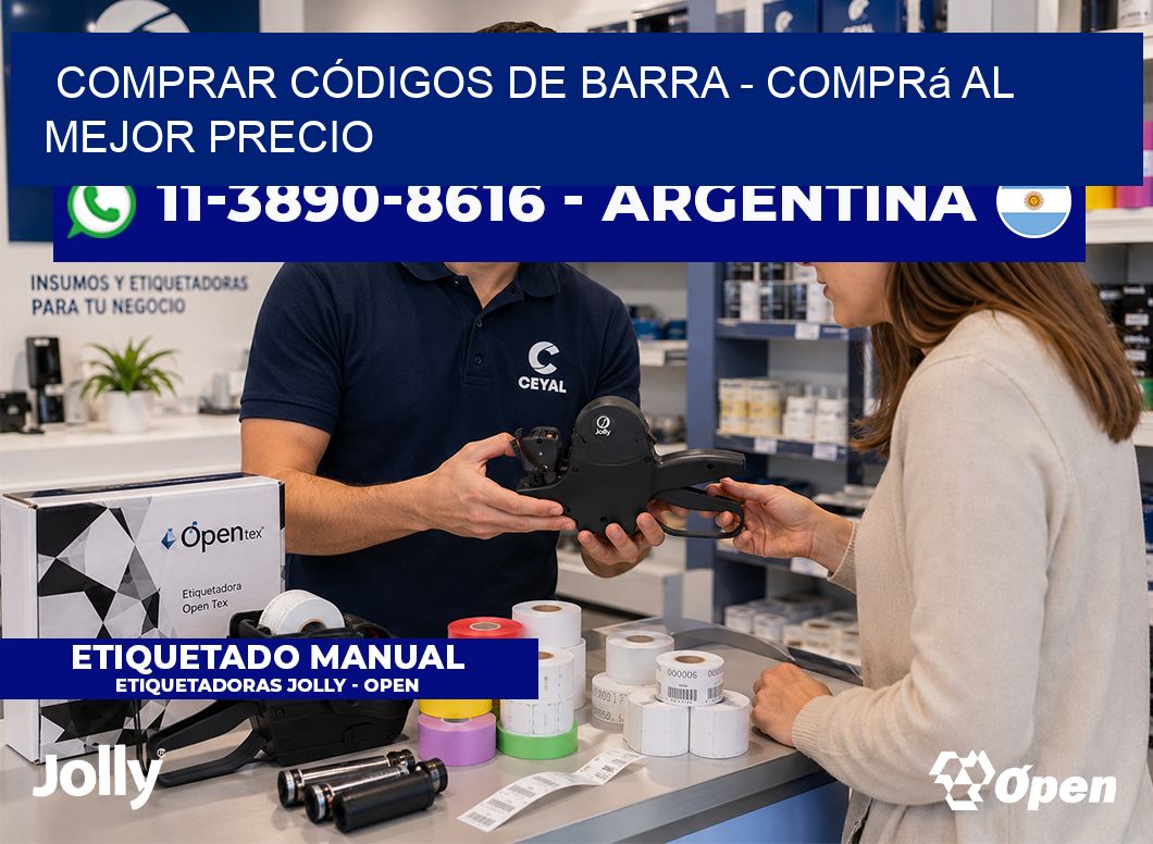 COMPRAR CÓDIGOS DE BARRA - Comprá al mejor precio