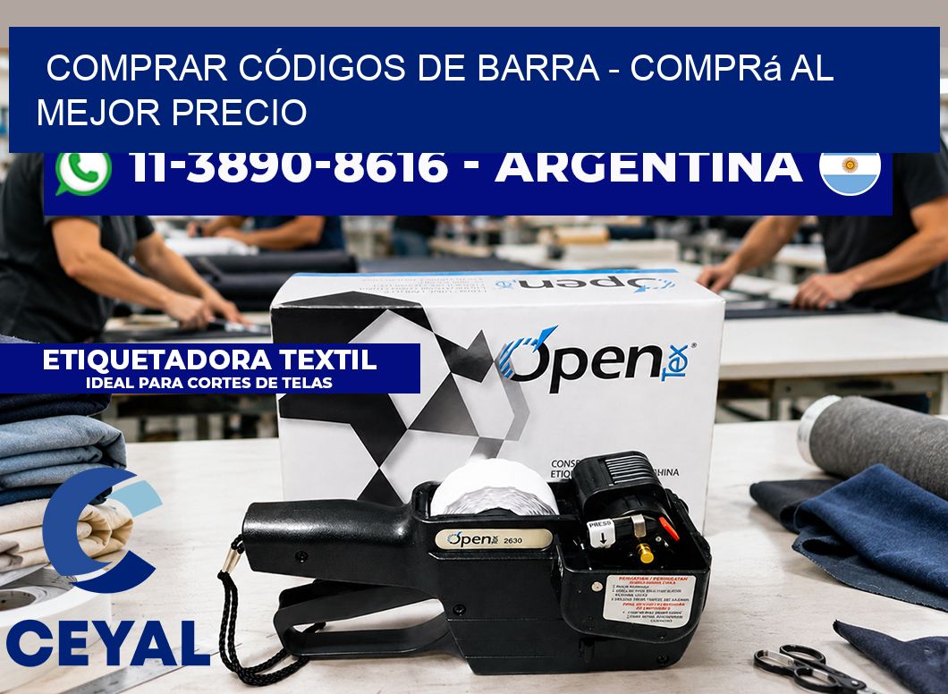 COMPRAR CÓDIGOS DE BARRA - Comprá al mejor precio