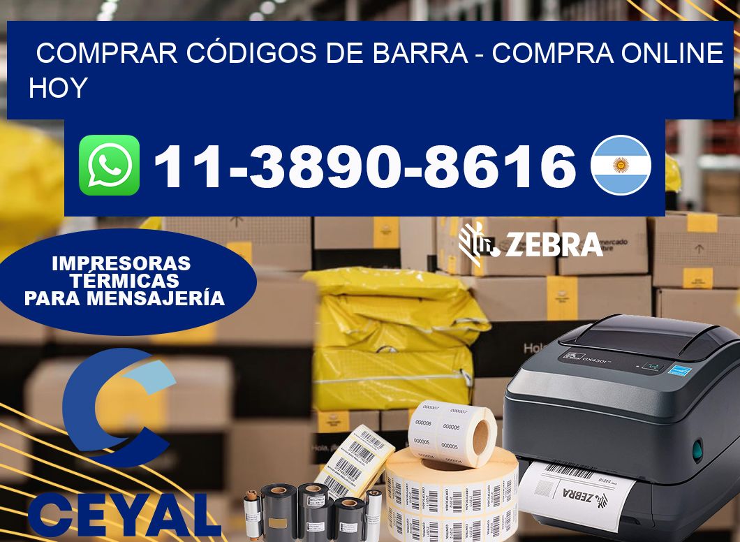 COMPRAR CÓDIGOS DE BARRA - Compra online hoy