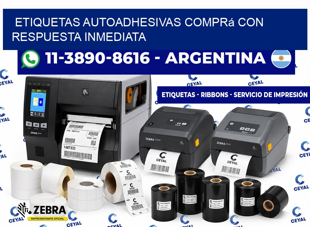 ETIQUETAS AUTOADHESIVAS Comprá con respuesta inmediata