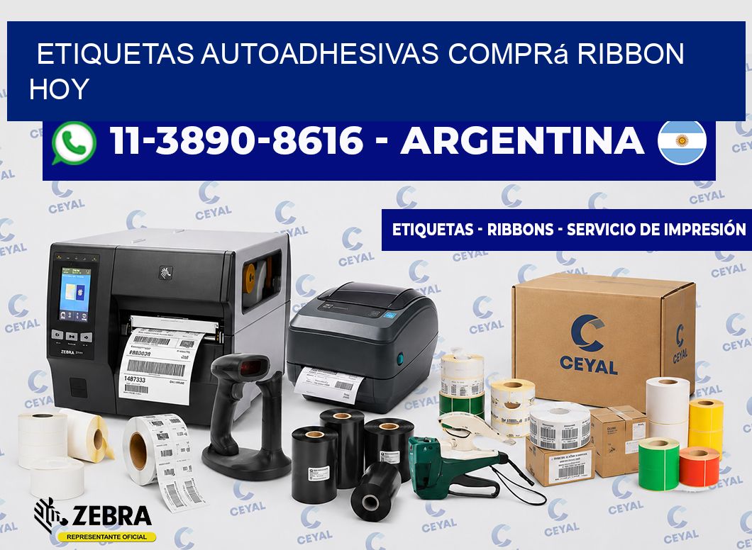 ETIQUETAS AUTOADHESIVAS Comprá ribbon hoy