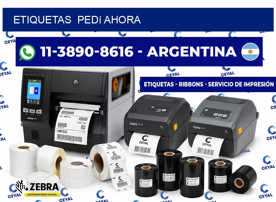 ETIQUETAS  Pedí ahora