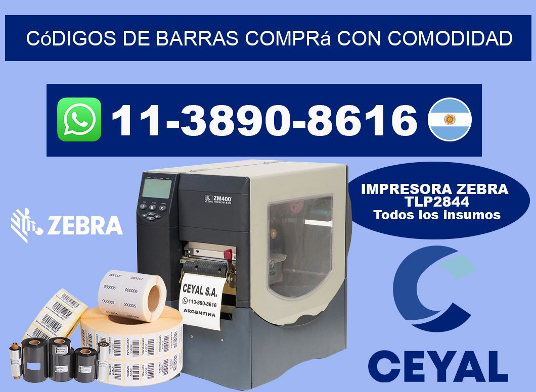 códigos de barras Comprá con comodidad