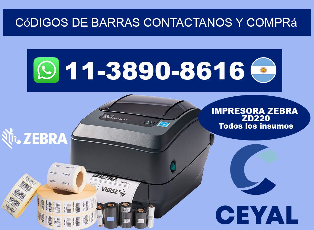 códigos de barras Contactanos y comprá
