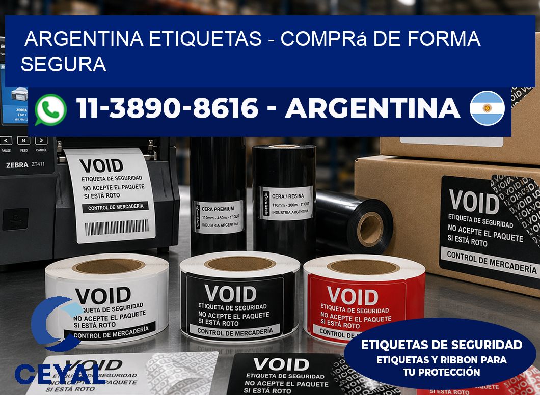 ARGENTINA ETIQUETAS - Comprá de forma segura