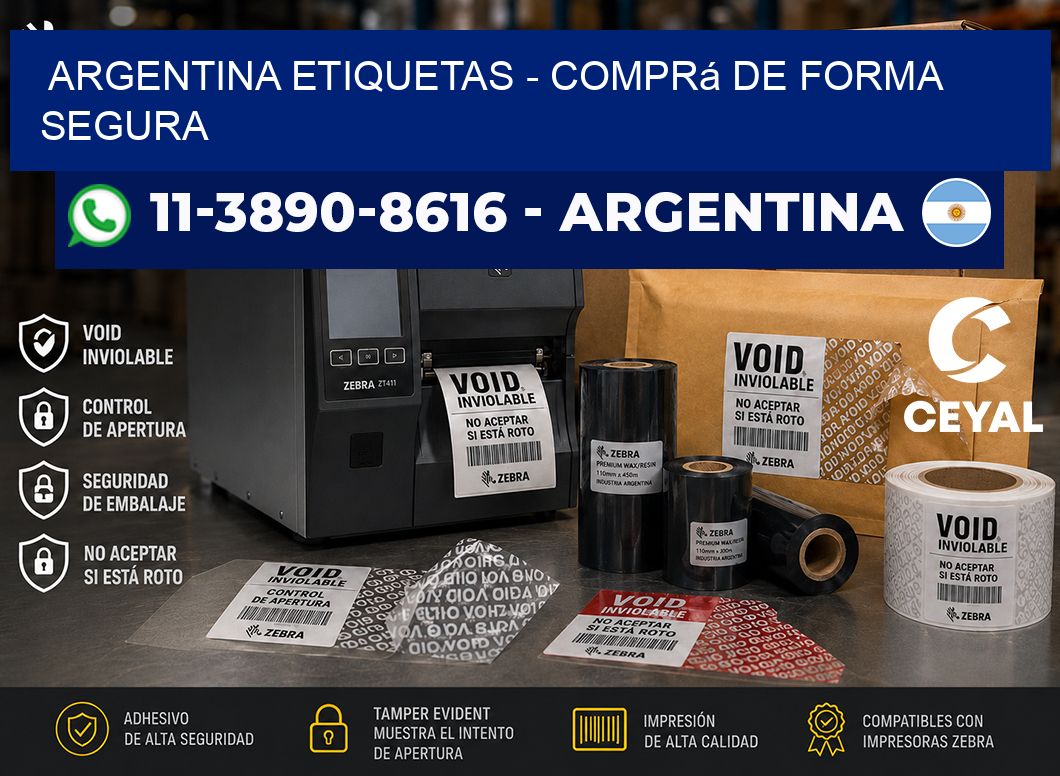 ARGENTINA ETIQUETAS - Comprá de forma segura