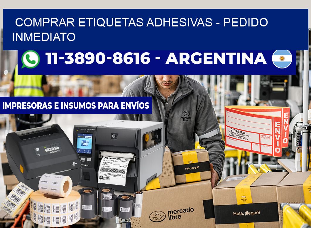 COMPRAR ETIQUETAS ADHESIVAS - Pedido inmediato