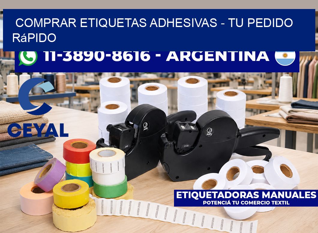 COMPRAR ETIQUETAS ADHESIVAS - Tu pedido rápido