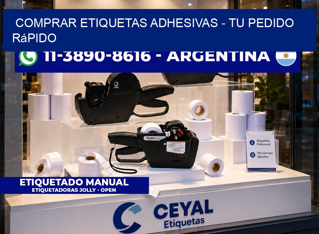 COMPRAR ETIQUETAS ADHESIVAS - Tu pedido rápido