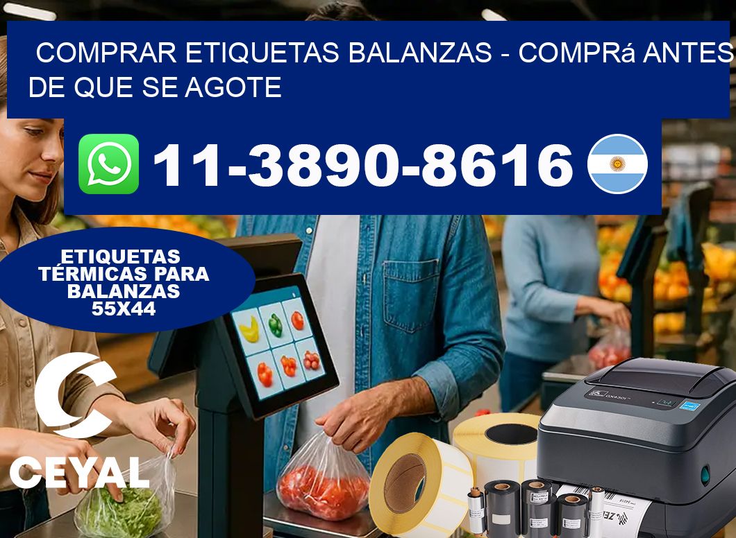 COMPRAR ETIQUETAS BALANZAS - Comprá antes de que se agote
