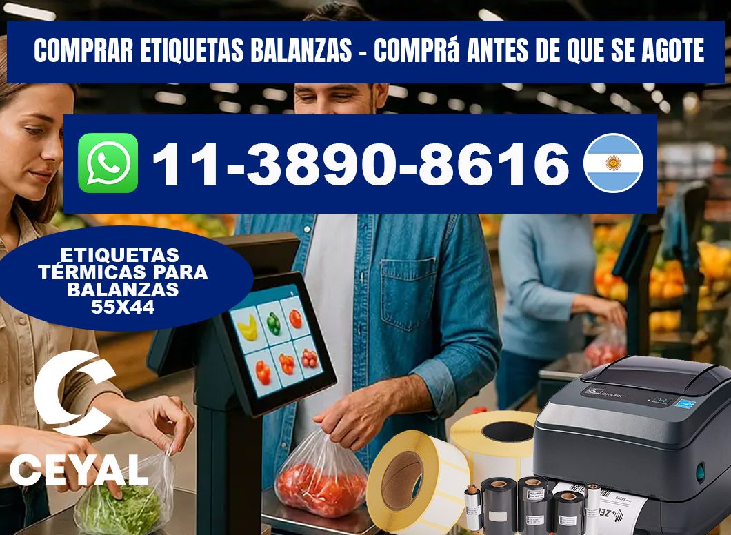 COMPRAR ETIQUETAS BALANZAS - Comprá antes de que se agote