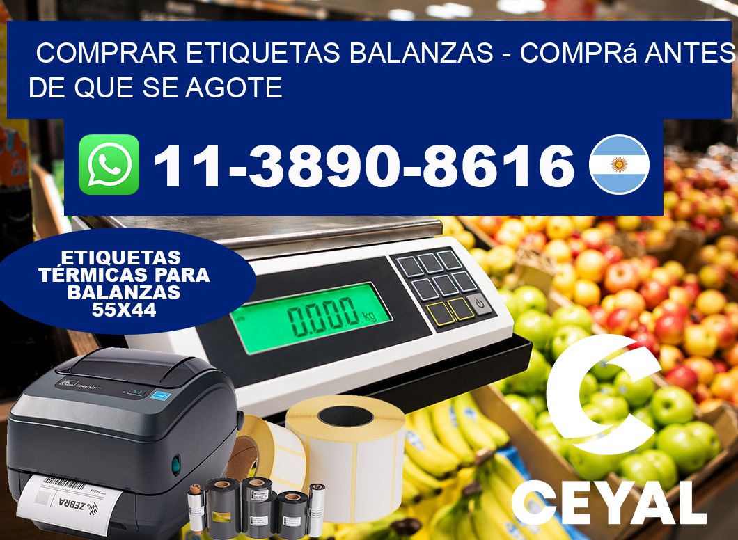 COMPRAR ETIQUETAS BALANZAS – Comprá antes de que se agote