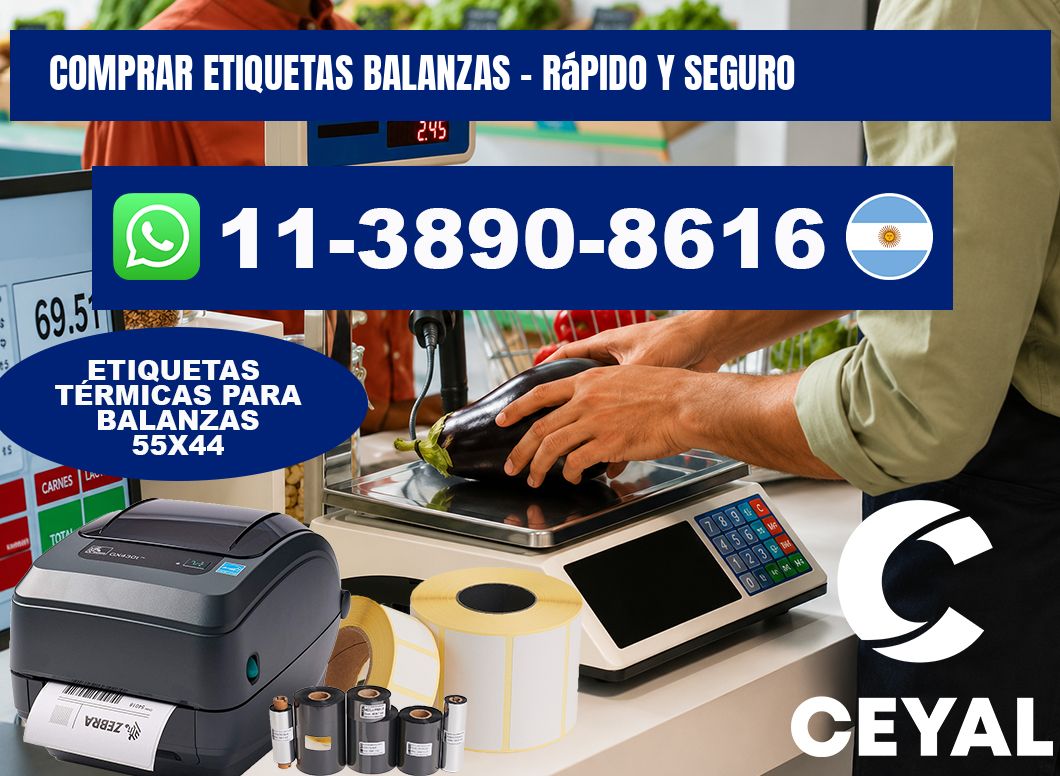 COMPRAR ETIQUETAS BALANZAS - rápido y seguro