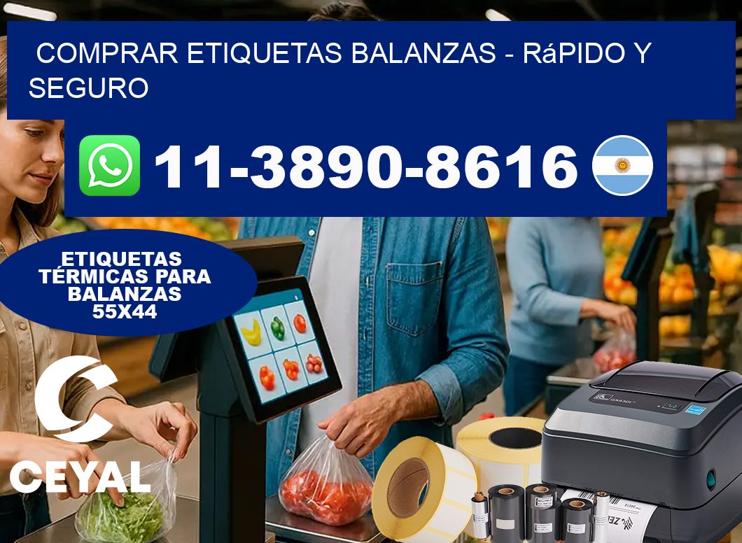 COMPRAR ETIQUETAS BALANZAS - rápido y seguro