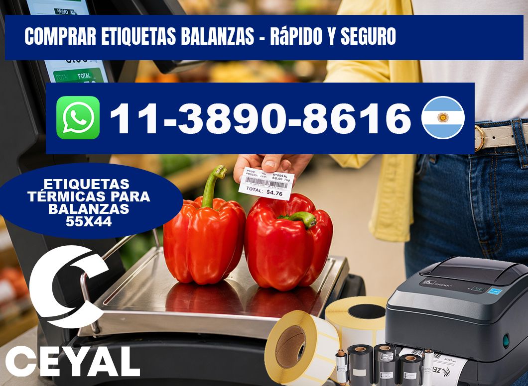 COMPRAR ETIQUETAS BALANZAS - rápido y seguro