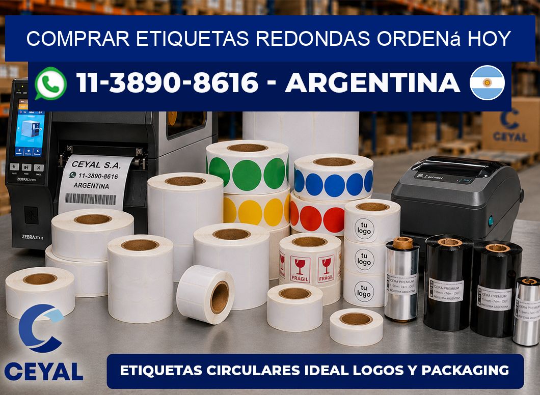 COMPRAR ETIQUETAS REDONDAS Ordená hoy