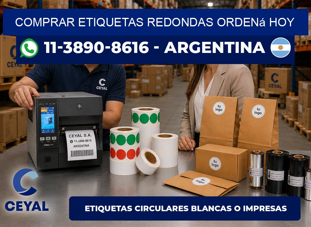 COMPRAR ETIQUETAS REDONDAS Ordená hoy