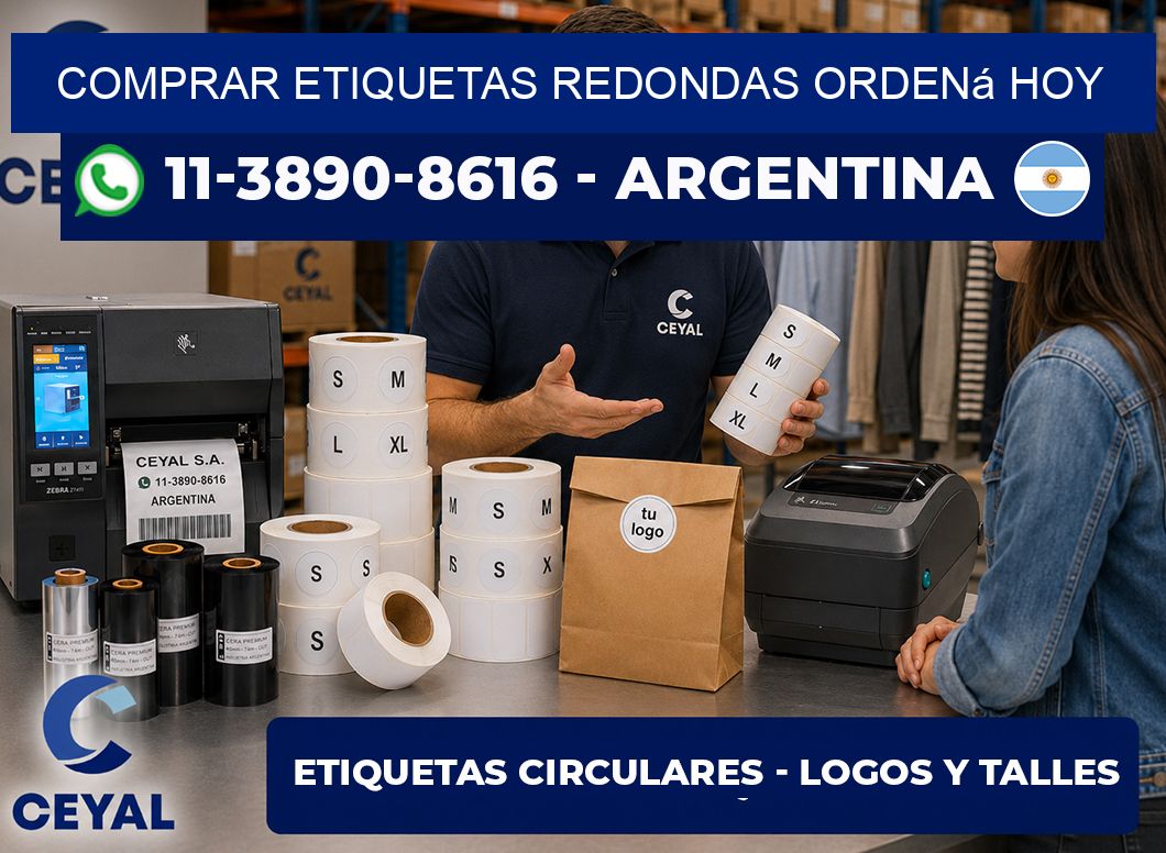 COMPRAR ETIQUETAS REDONDAS Ordená hoy