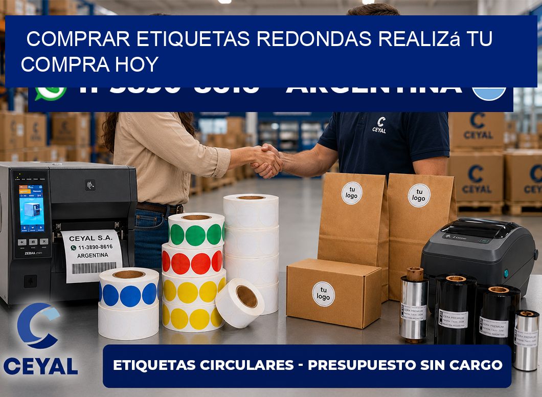COMPRAR ETIQUETAS REDONDAS Realizá tu compra hoy