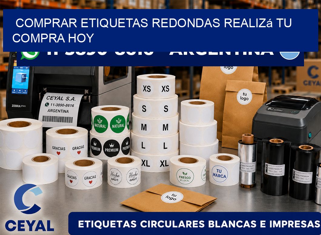 COMPRAR ETIQUETAS REDONDAS Realizá tu compra hoy