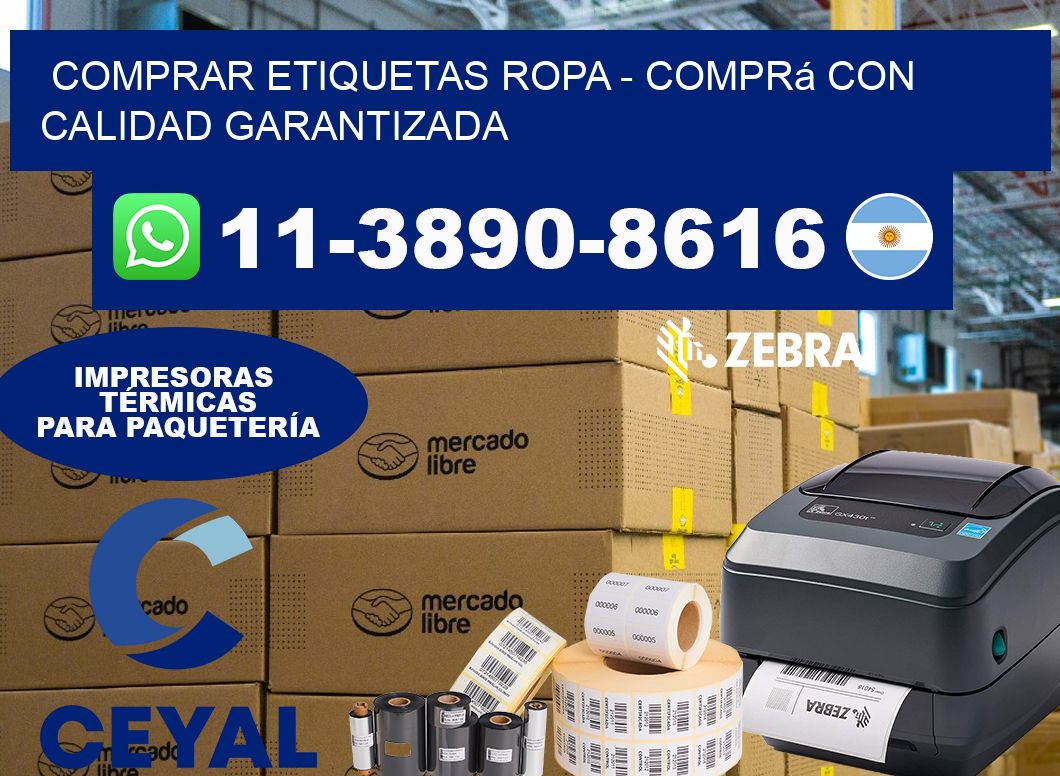 COMPRAR ETIQUETAS ROPA - Comprá con calidad garantizada