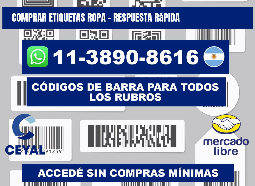 COMPRAR ETIQUETAS ROPA - Respuesta rápida