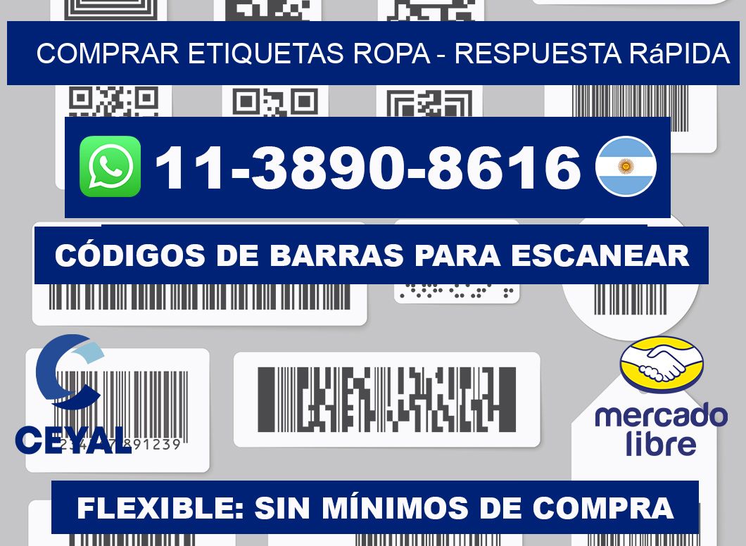COMPRAR ETIQUETAS ROPA - Respuesta rápida