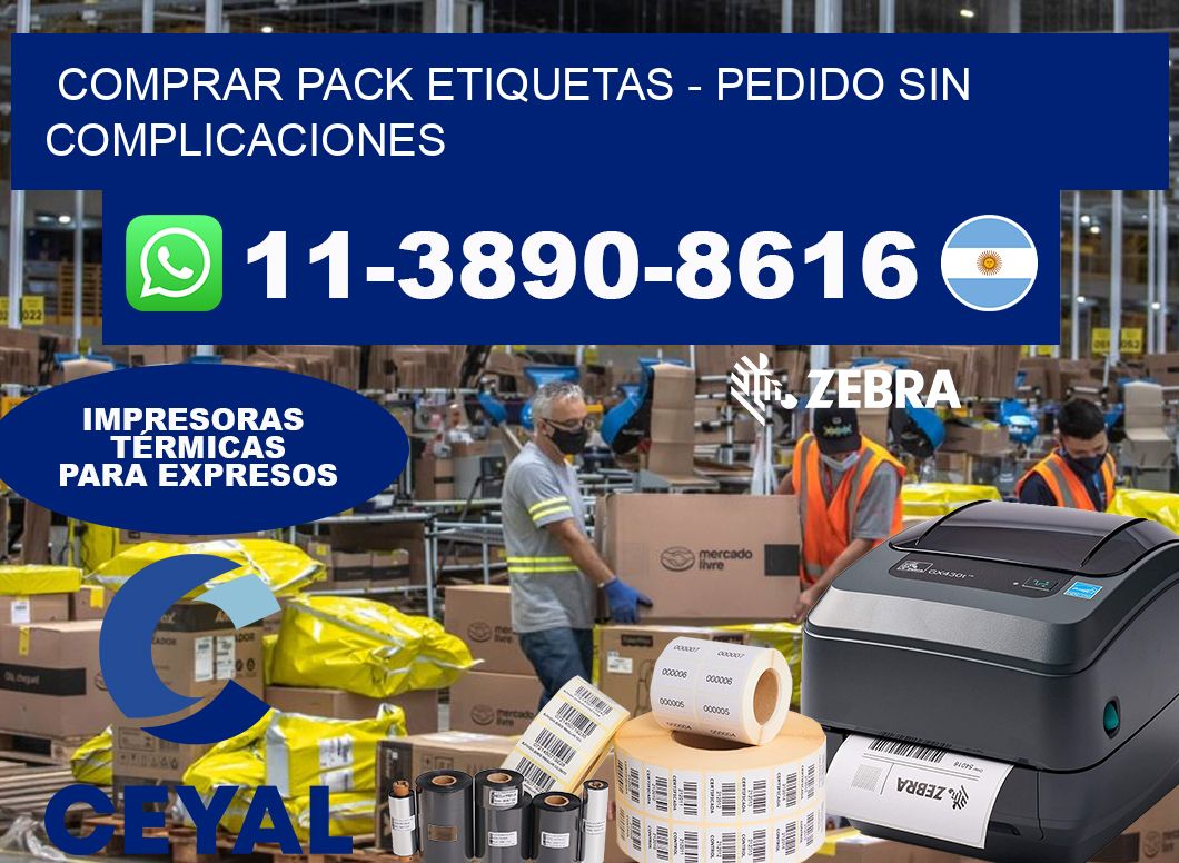 COMPRAR PACK ETIQUETAS - Pedido sin complicaciones
