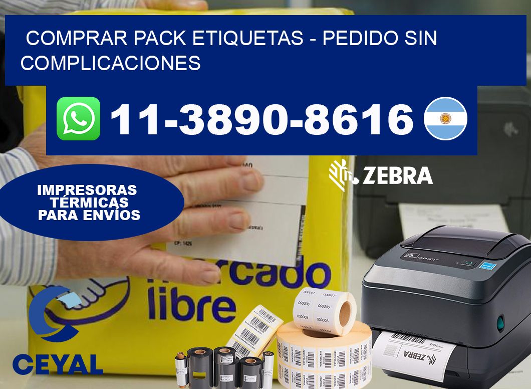 COMPRAR PACK ETIQUETAS – Pedido sin complicaciones