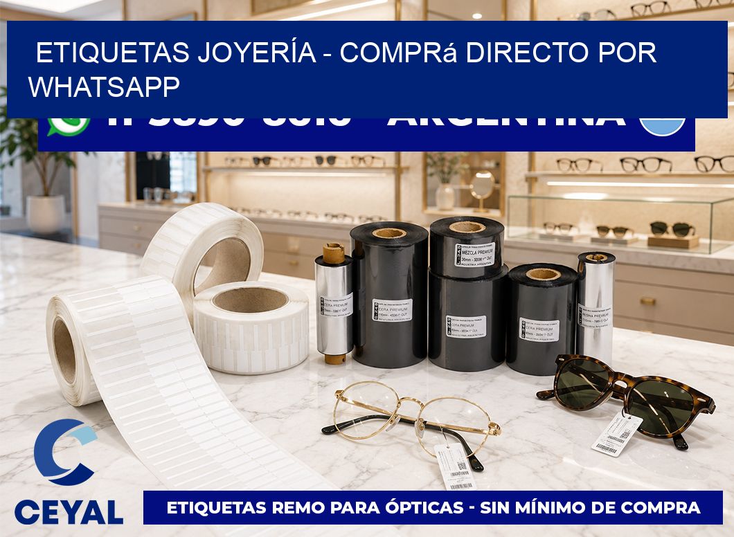 ETIQUETAS JOYERÍA - Comprá directo por WhatsApp