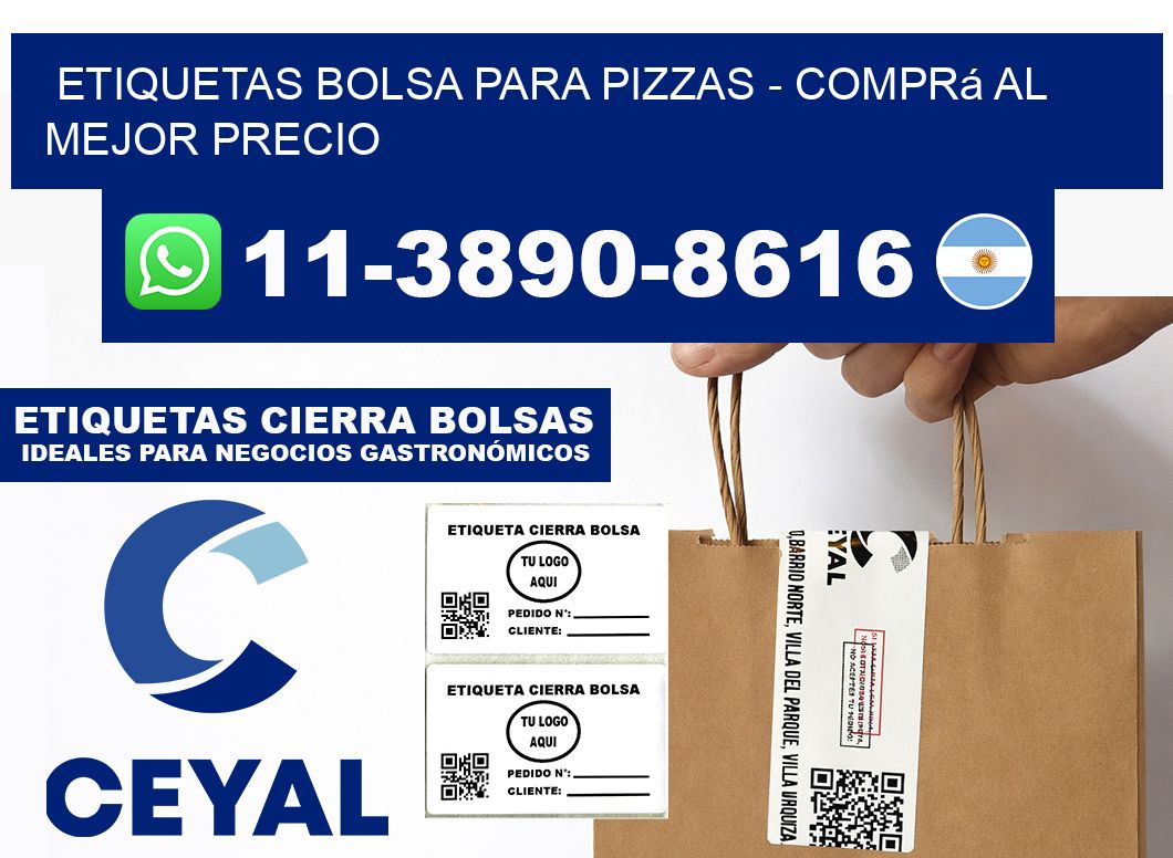 Etiquetas Bolsa para pizzas - Comprá al mejor precio