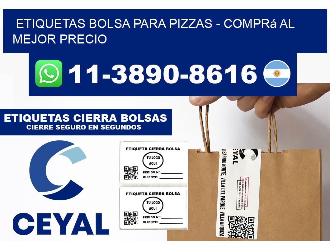 Etiquetas Bolsa para pizzas – Comprá al mejor precio