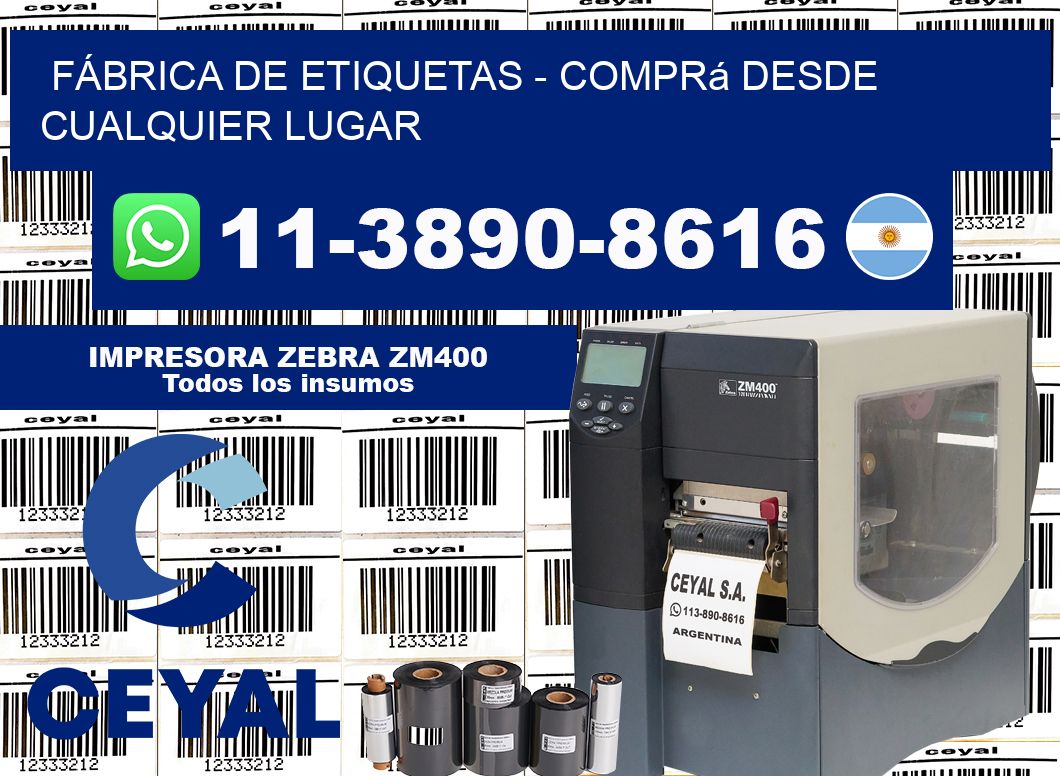 FÁBRICA DE ETIQUETAS – Comprá desde cualquier lugar