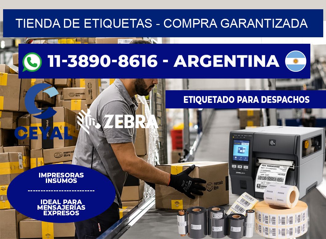 TIENDA DE ETIQUETAS – Compra garantizada